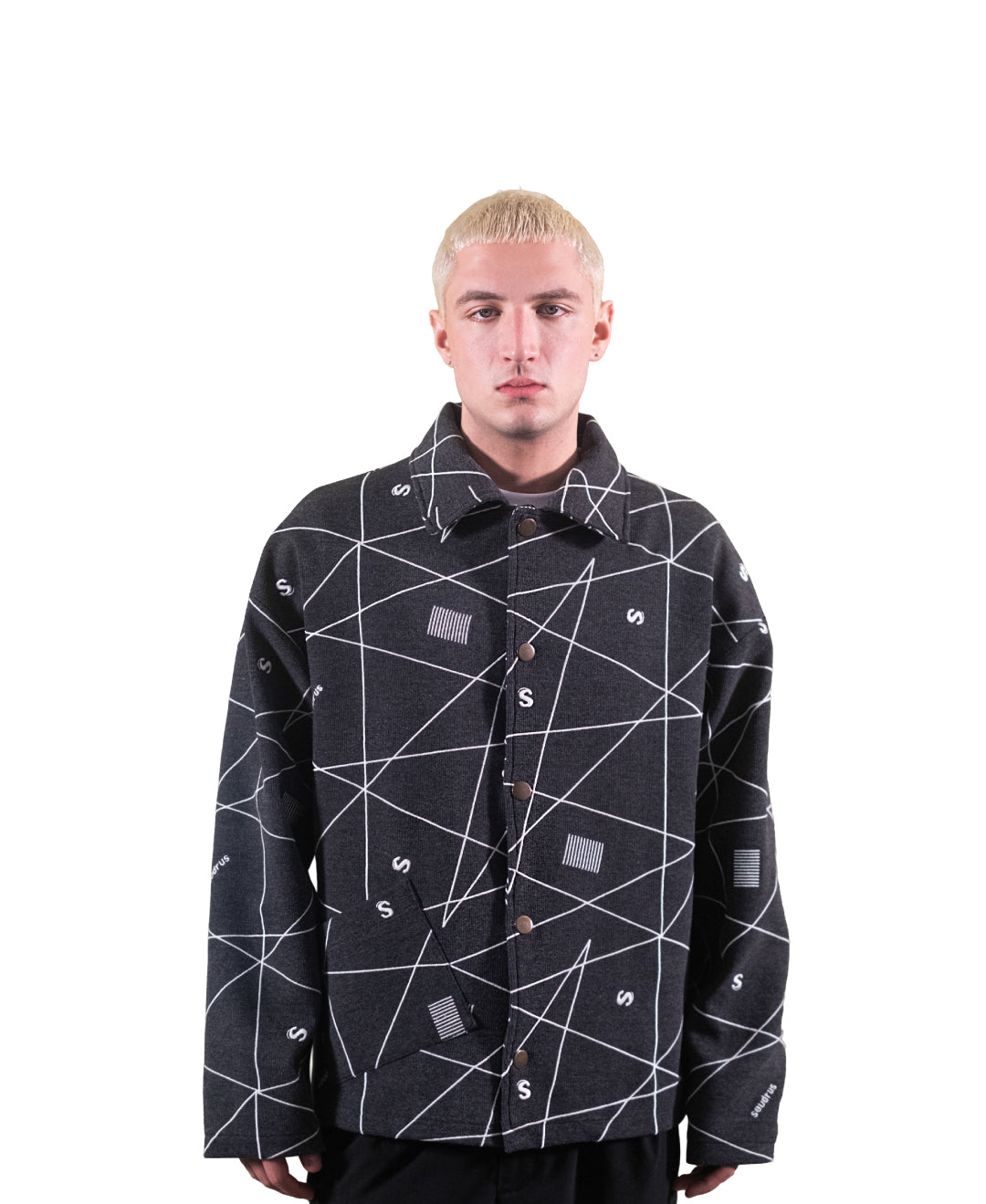 Unisex Full Nakışlı Monolith Jacket