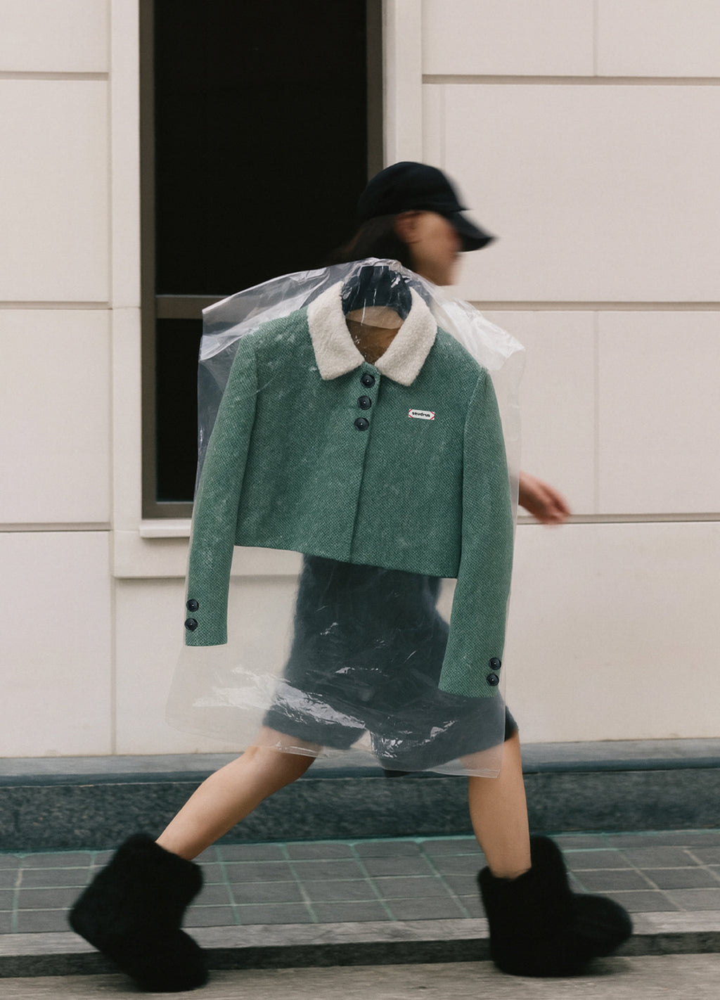 Noble Era Crop Wool Jacket