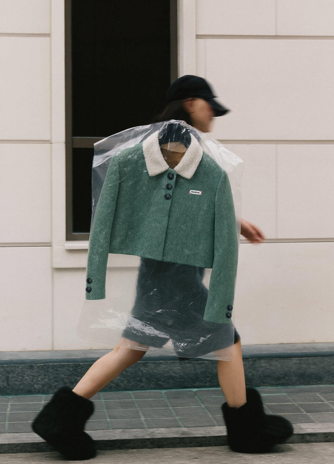 Noble Era Crop Wool Jacket