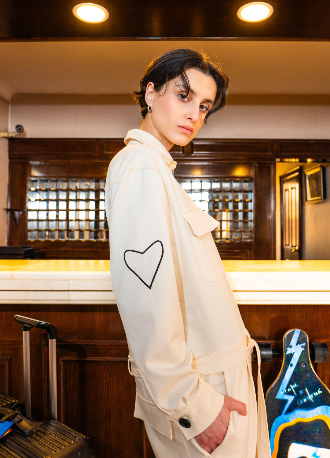 Unisex Embroidered Jumpsuit  Scops x Sevdrus Collab