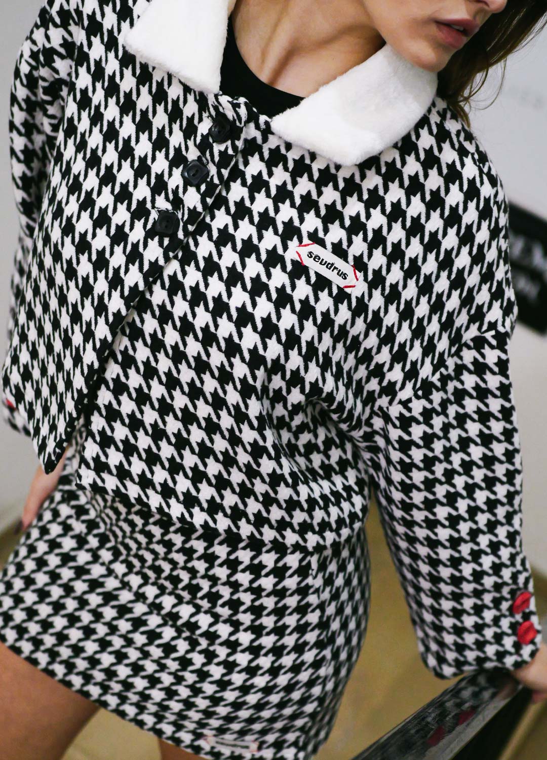 Iconic Manor %30 Yün Karışımlı Siyah Ceket