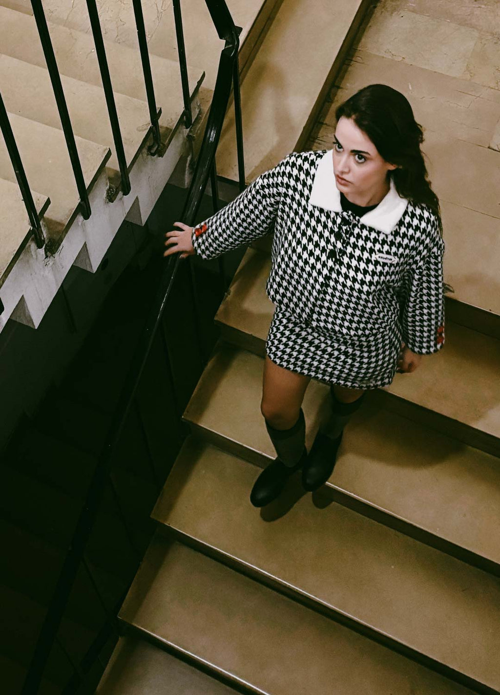 Iconic Manor %30 Yün Karışımlı Siyah Ceket