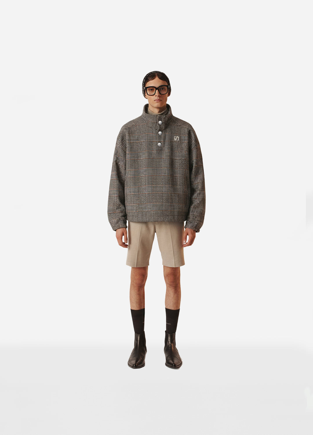 Unisex Nomad High Collar Wool Sweatshirt