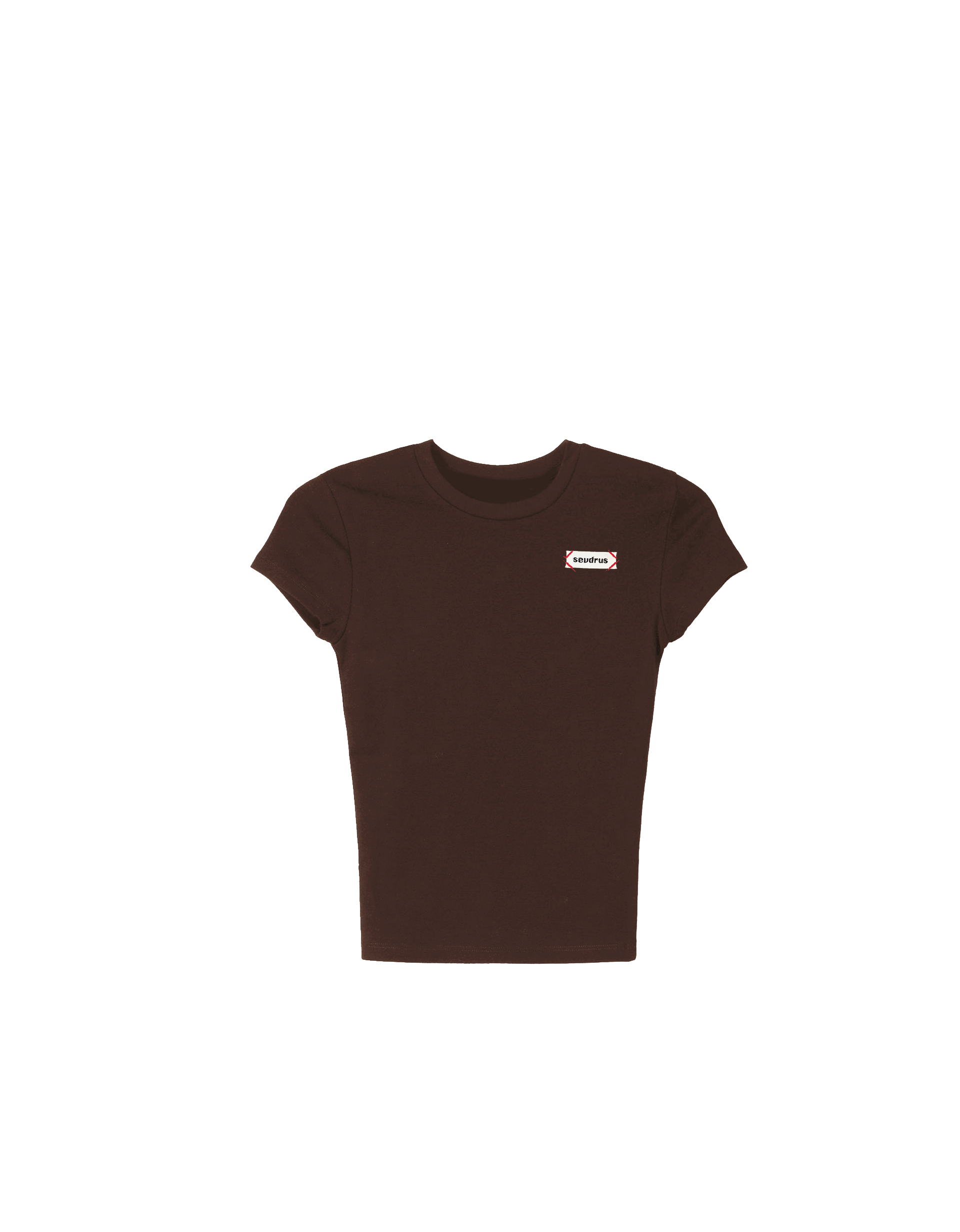 Brown Ticket %100 Pamuk Fit Body