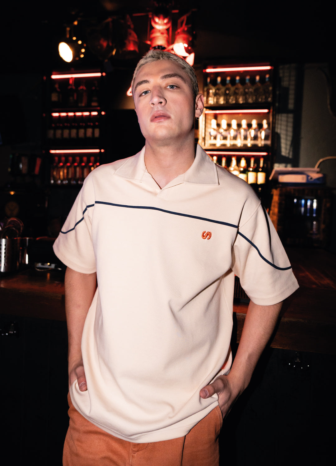 Unisex Polo Neck T-Shirt 01