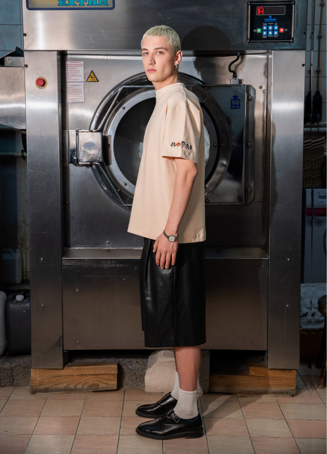 Unisex Cream T-shirt Scops x Sevdrus Collab