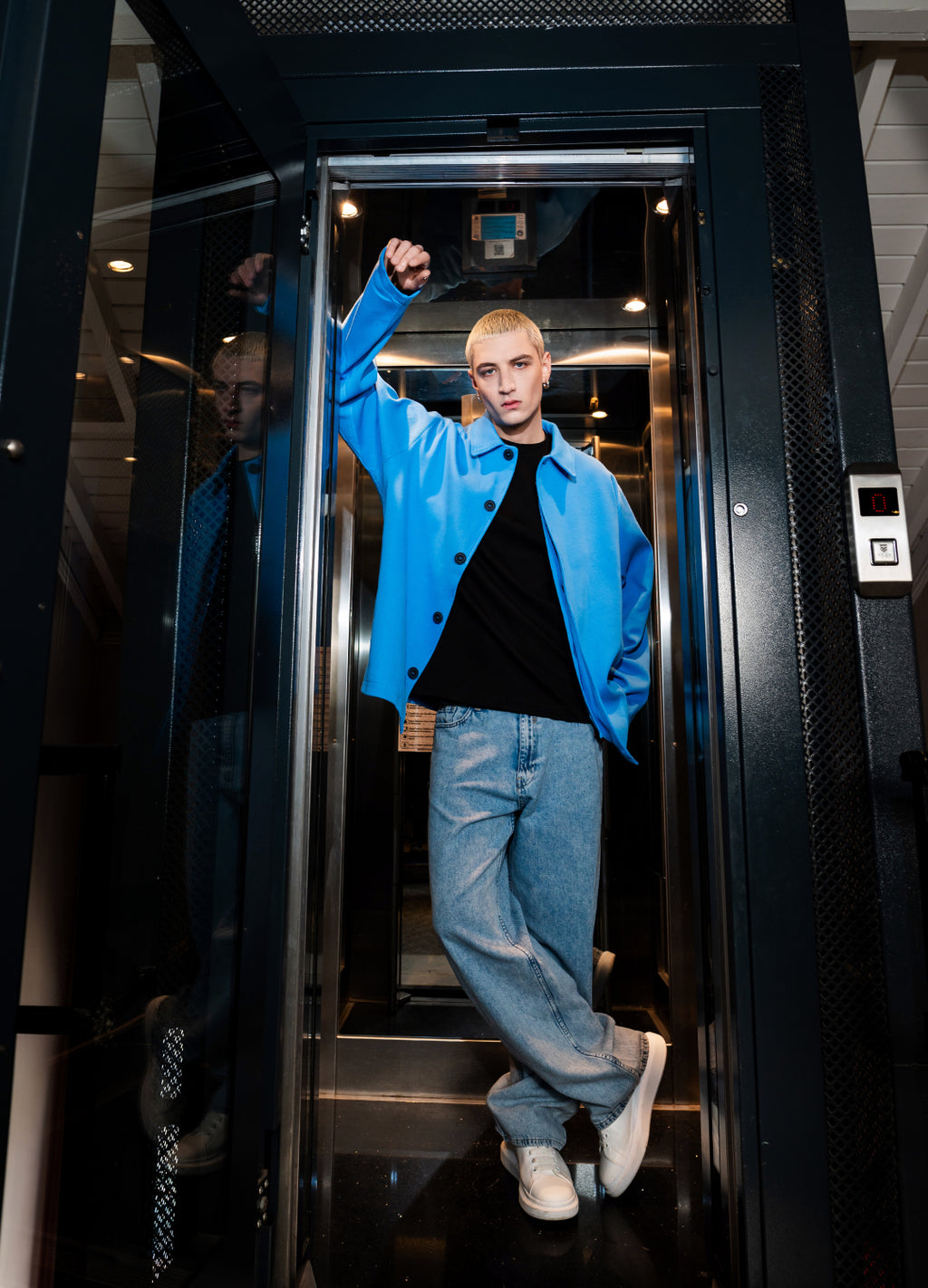 Unisex Blue Jacket Scops x Sevdrus Collab