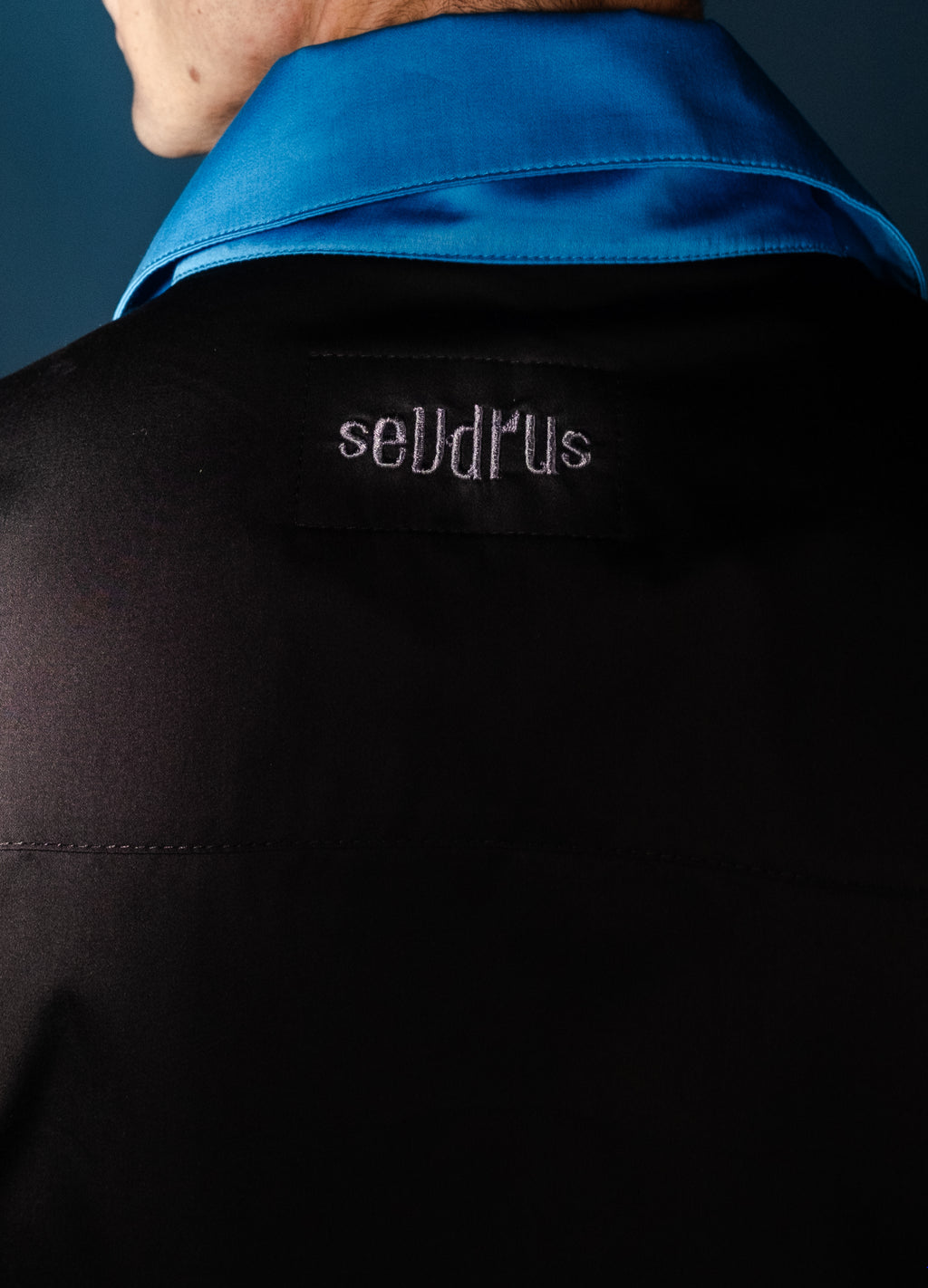 Unisex Embroidered Black Shirt 012