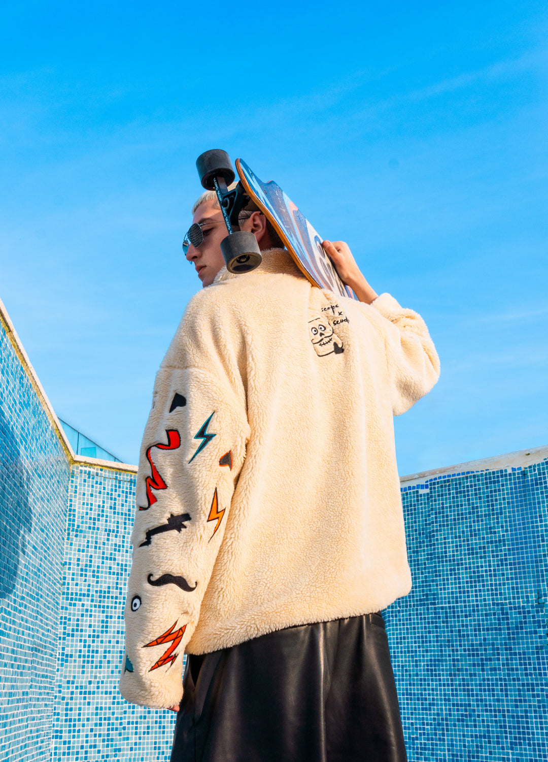 Unisex Puffer Jacket Embroidered Scops x Sevdrus Collab