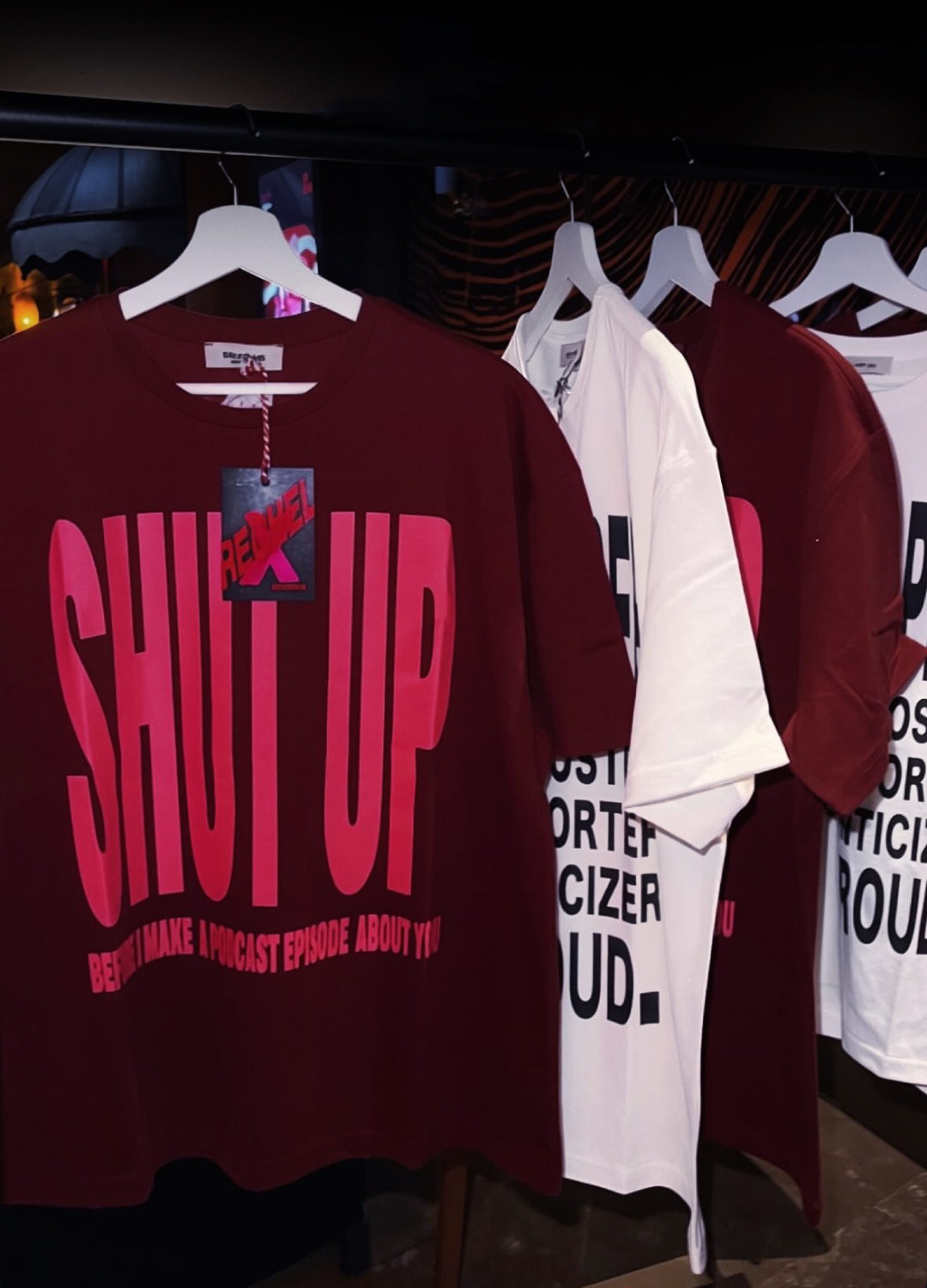 SHUT UP' Unisex %100 Cotton T-Shirt