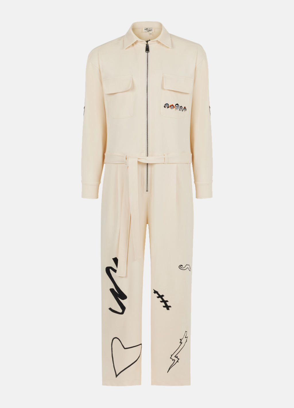 Unisex Embroidered Jumpsuit  Scops x Sevdrus Collab