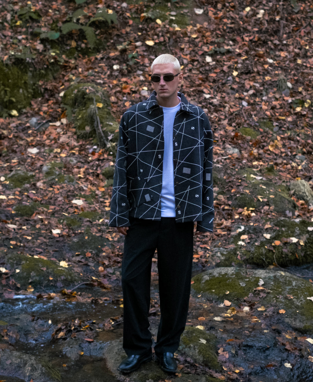 Unisex Full Nakışlı Monolith Jacket