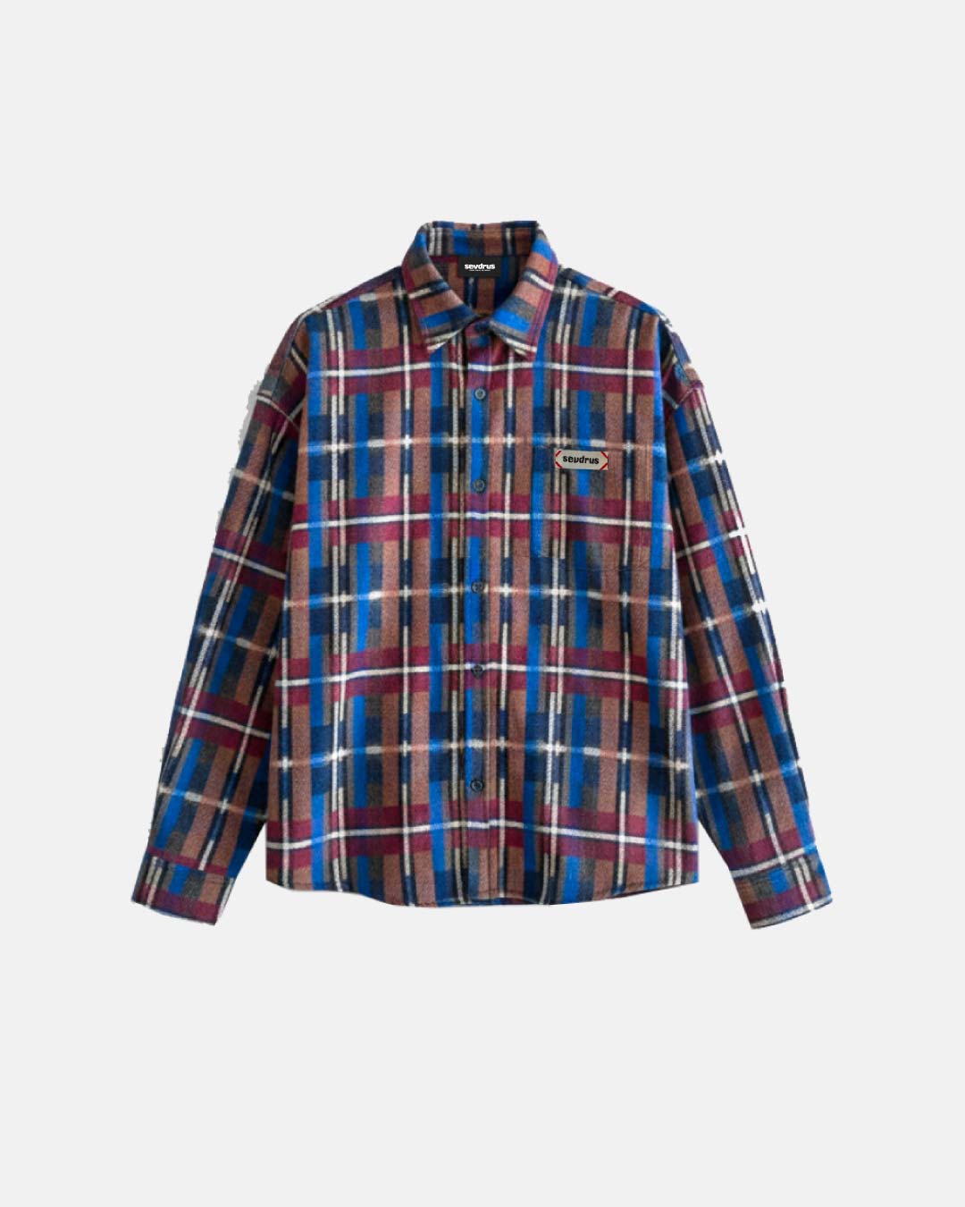 Unisex %30 Yün Karışımlı Oduncu Gömlek