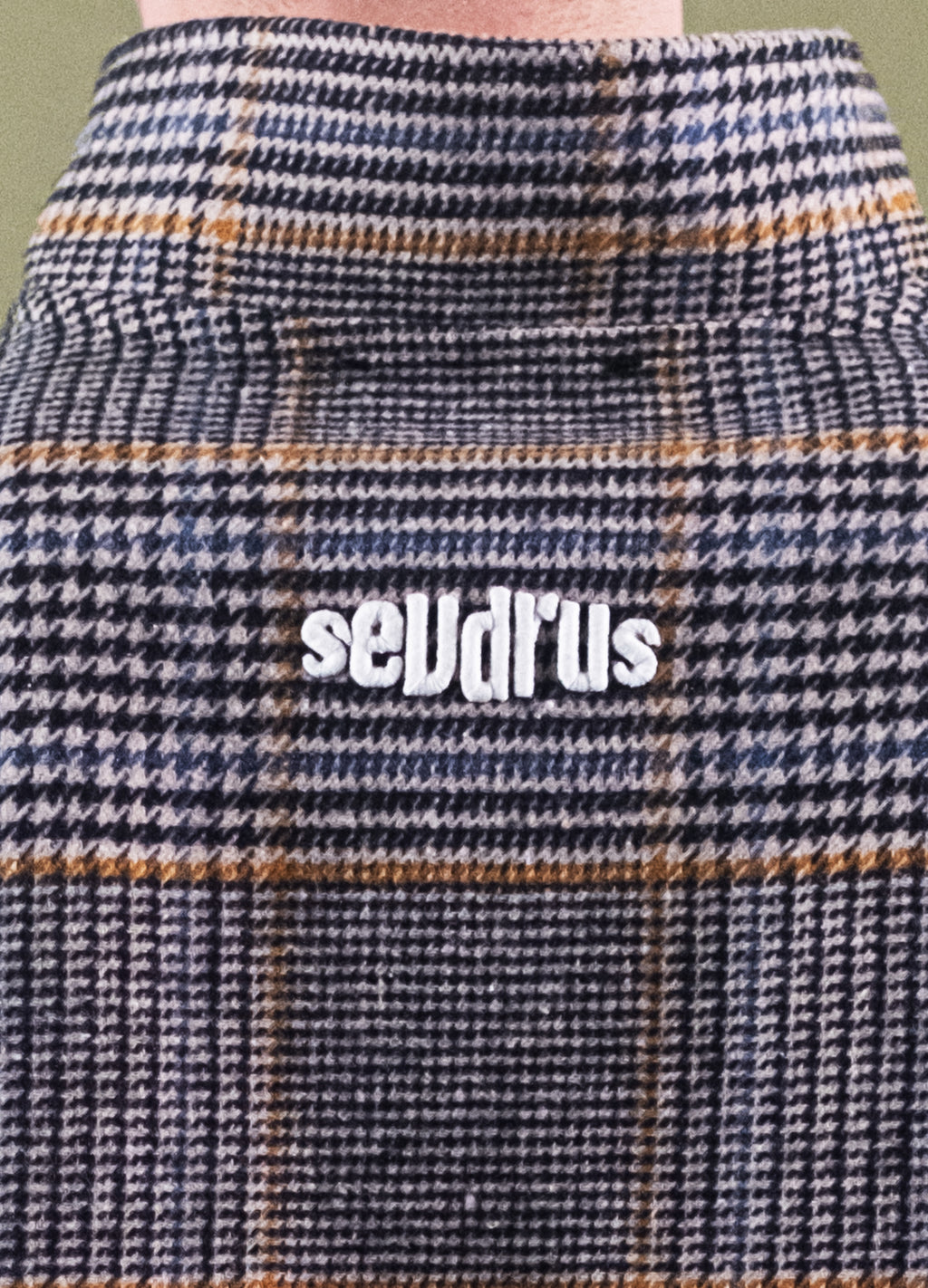 Unisex Crescendo High Collar Wool Sweatshirt