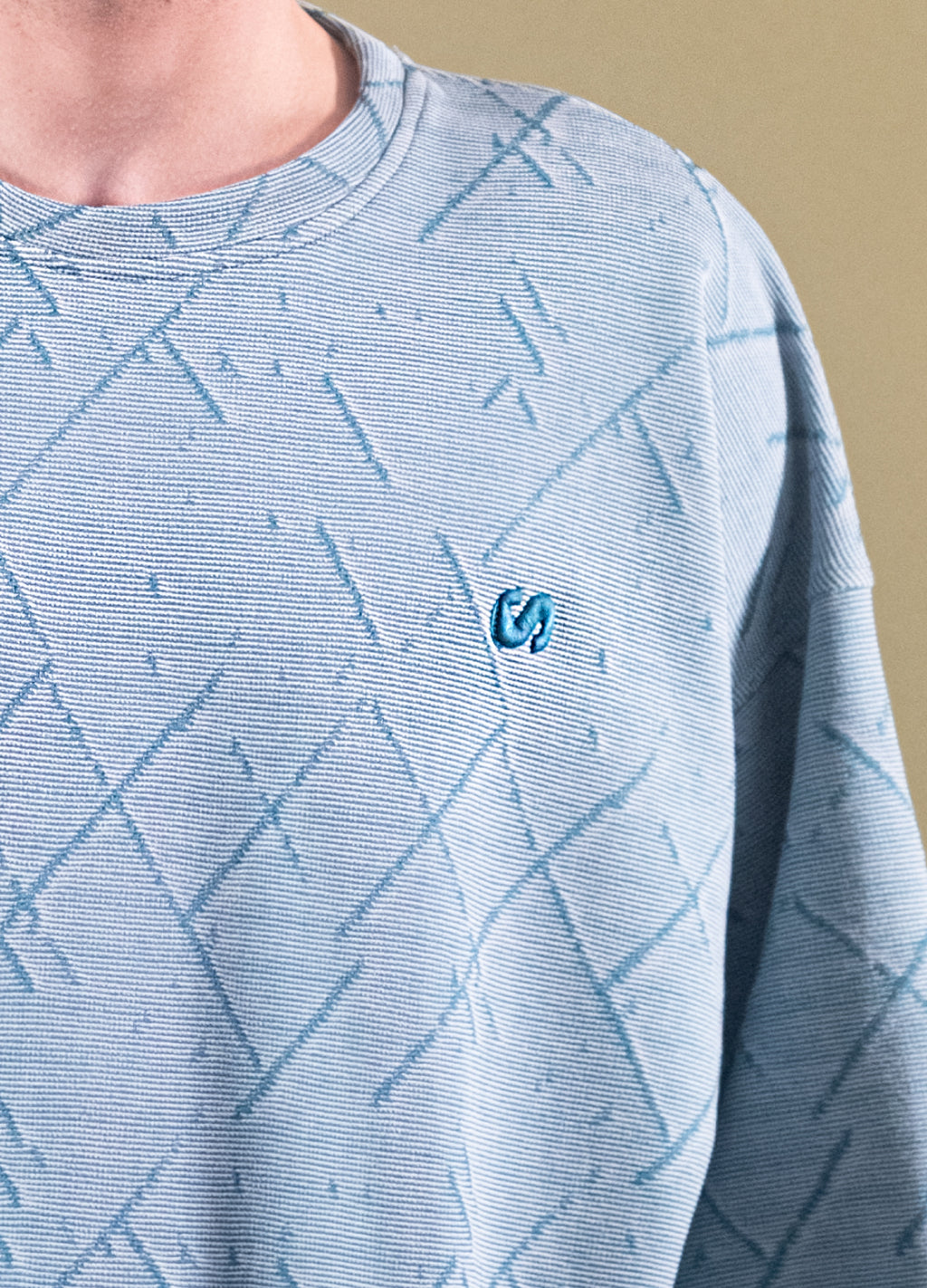 Unisex Monochrome Beige Sweatshirt