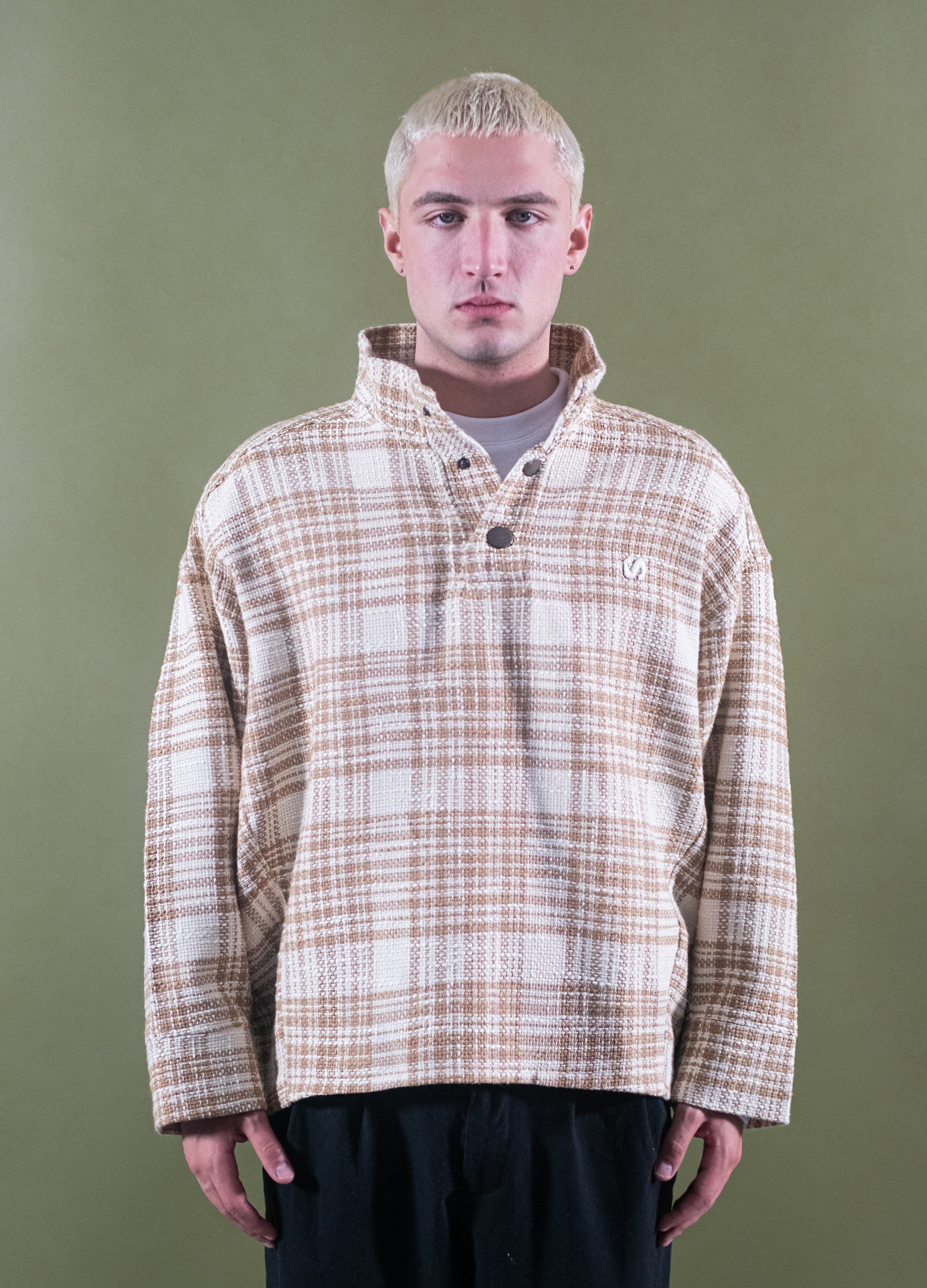 Unisex Ethereal High Collar Sweatshirt