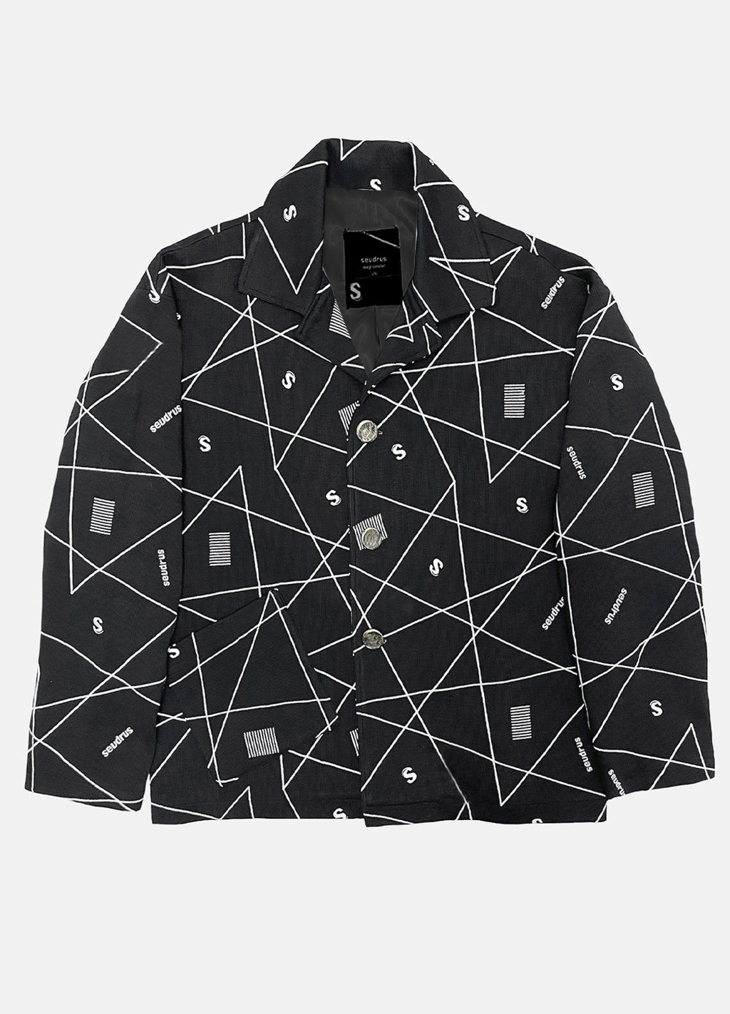 Unisex Full Embroidered Monolith Jacket