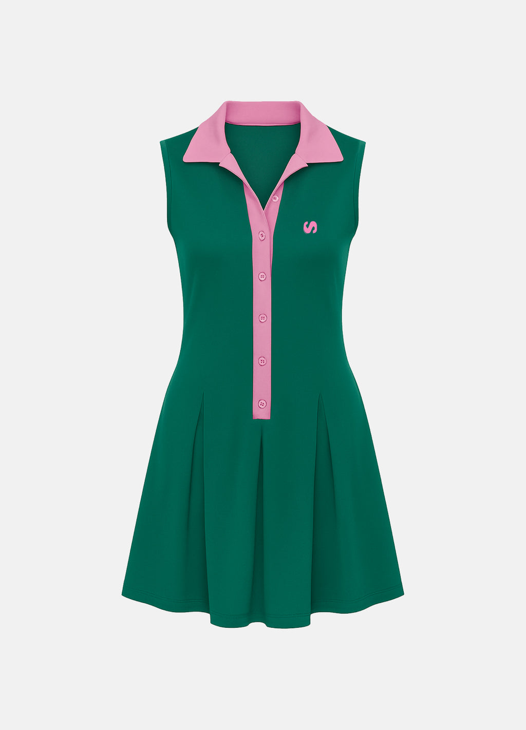 Green Dress Pink Logo – Runway Collection