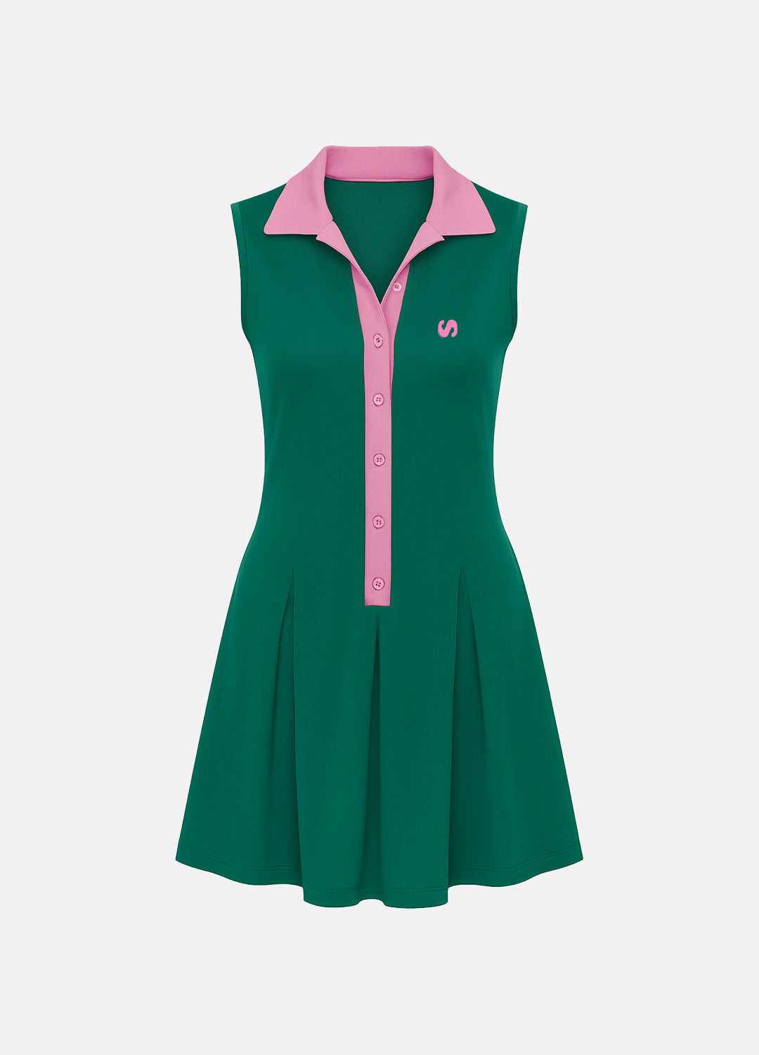 Green Dress Pink Logo – Runway Collection