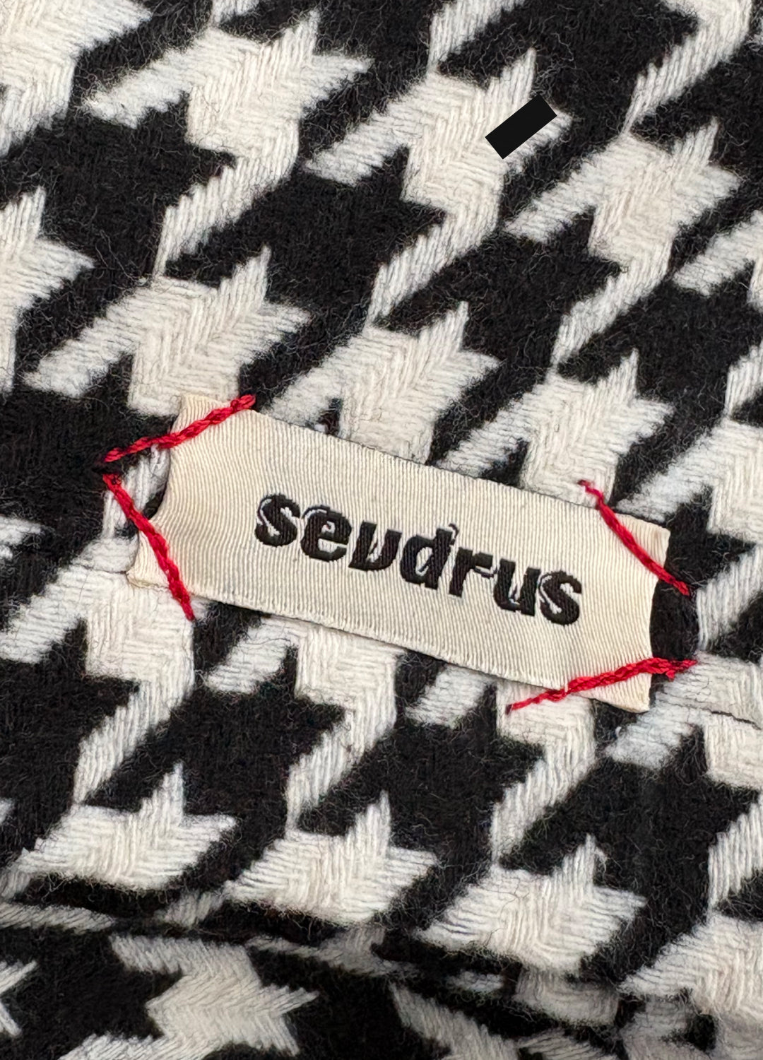 Monochrome Mini Yün Karışımlı Etek