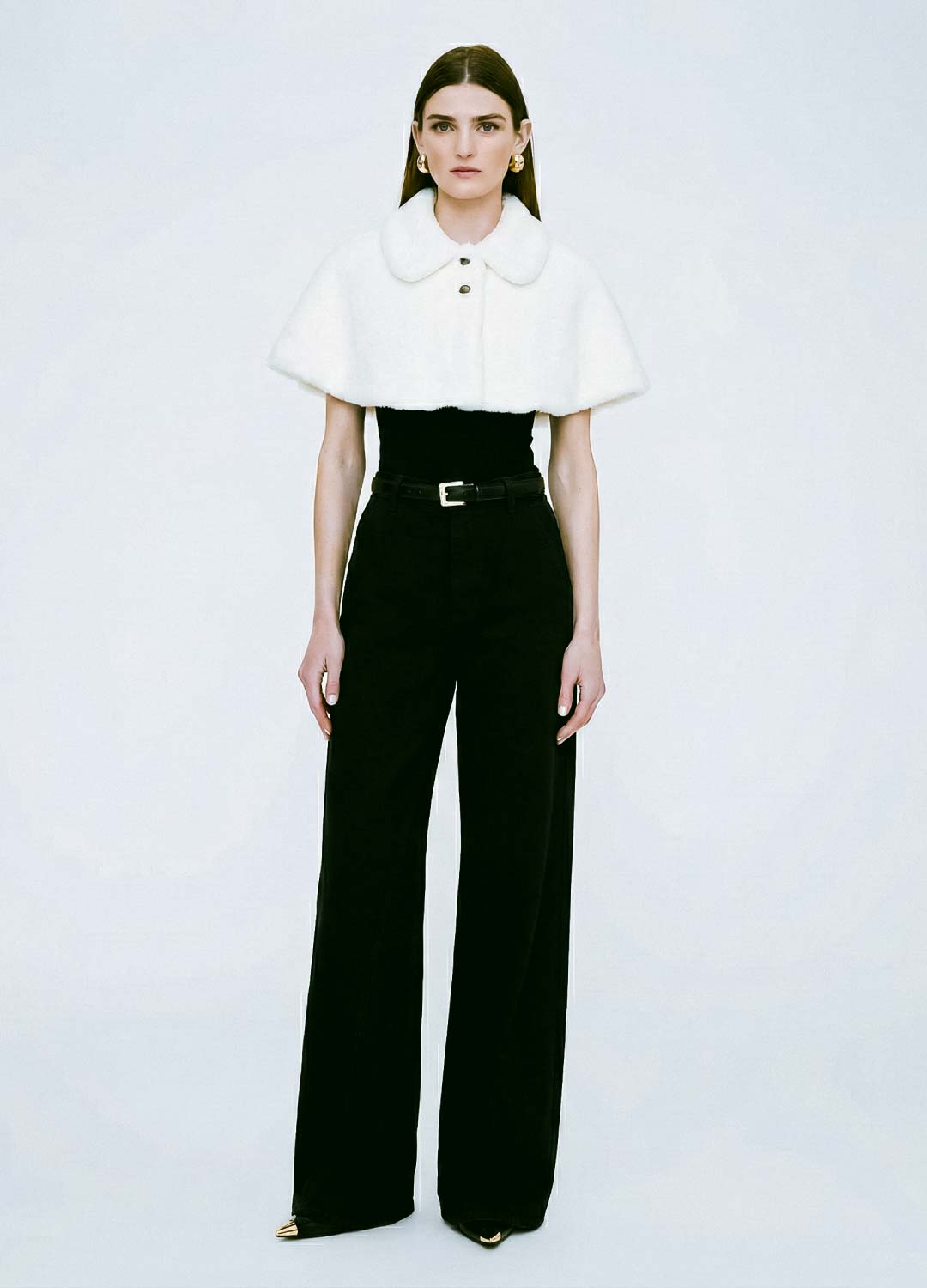 Duchess Puantiyeli Astarlı Kürk Yakalık