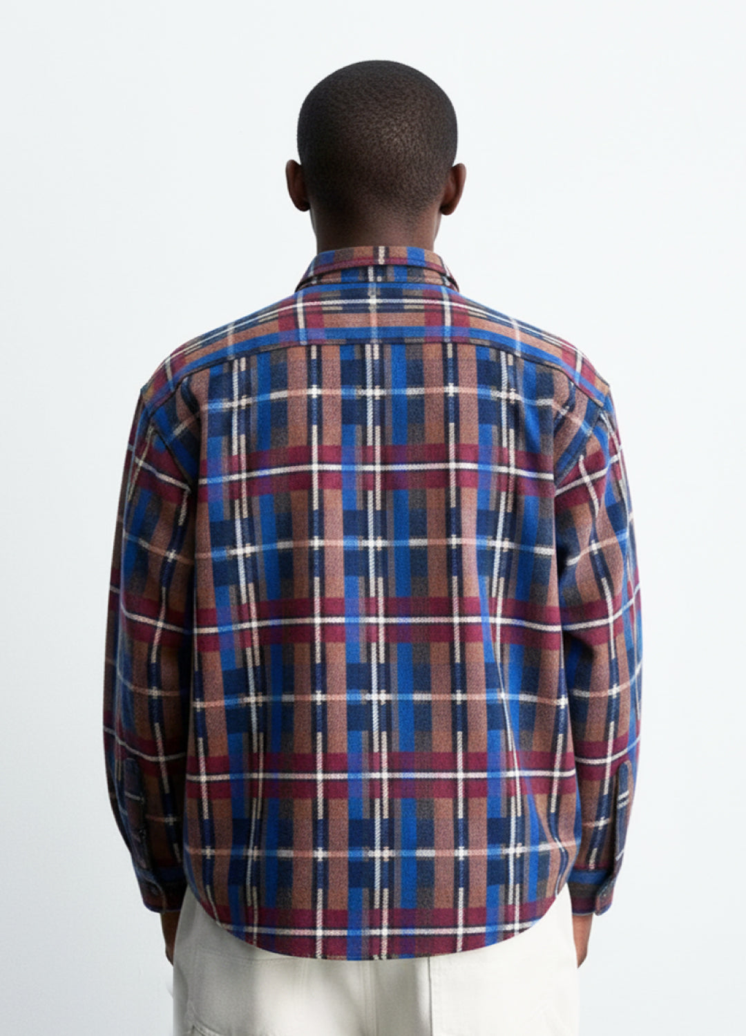 Unisex %30 Yün Karışımlı Oduncu Gömlek