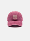 Barcode s*vdr*s Nakışlı Yıkamalı Bordo Unisex Şapka