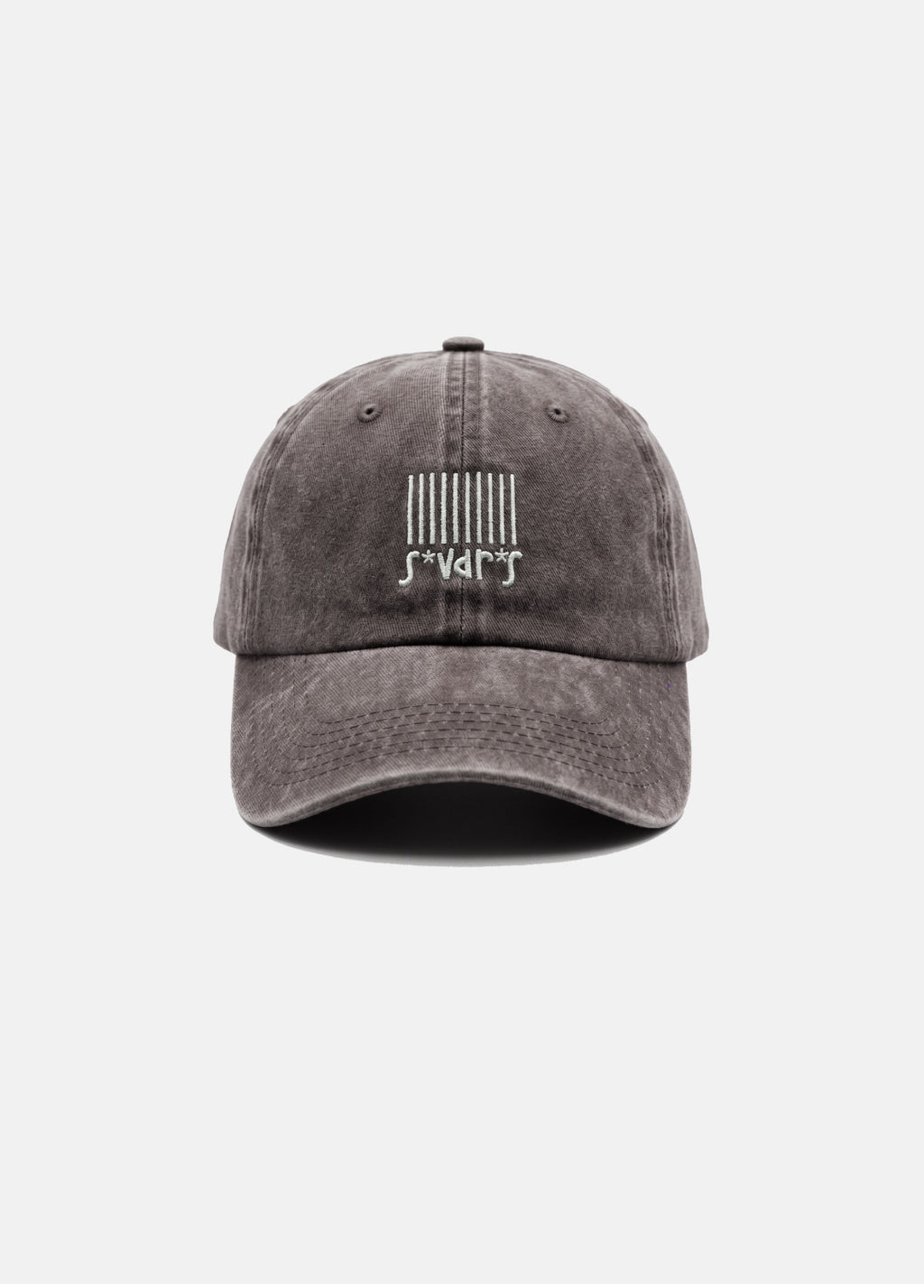 Barcode s*vdr*s Nakışlı Yıkamalı Kahverengi Unisex Şapka