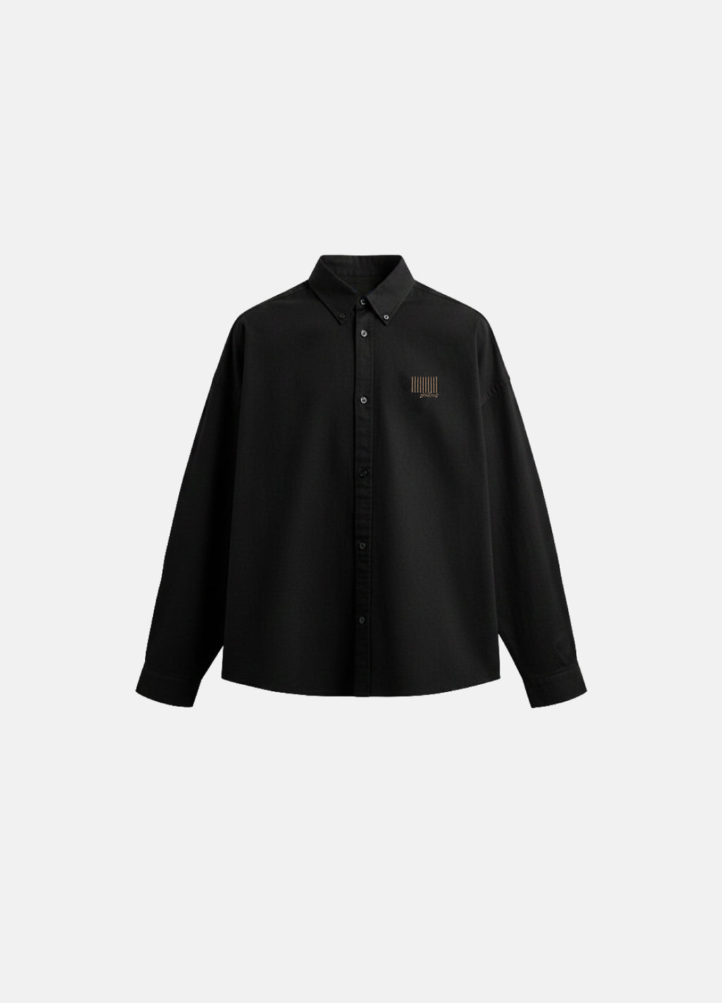 Black Note Unisex Siyah Gömlek