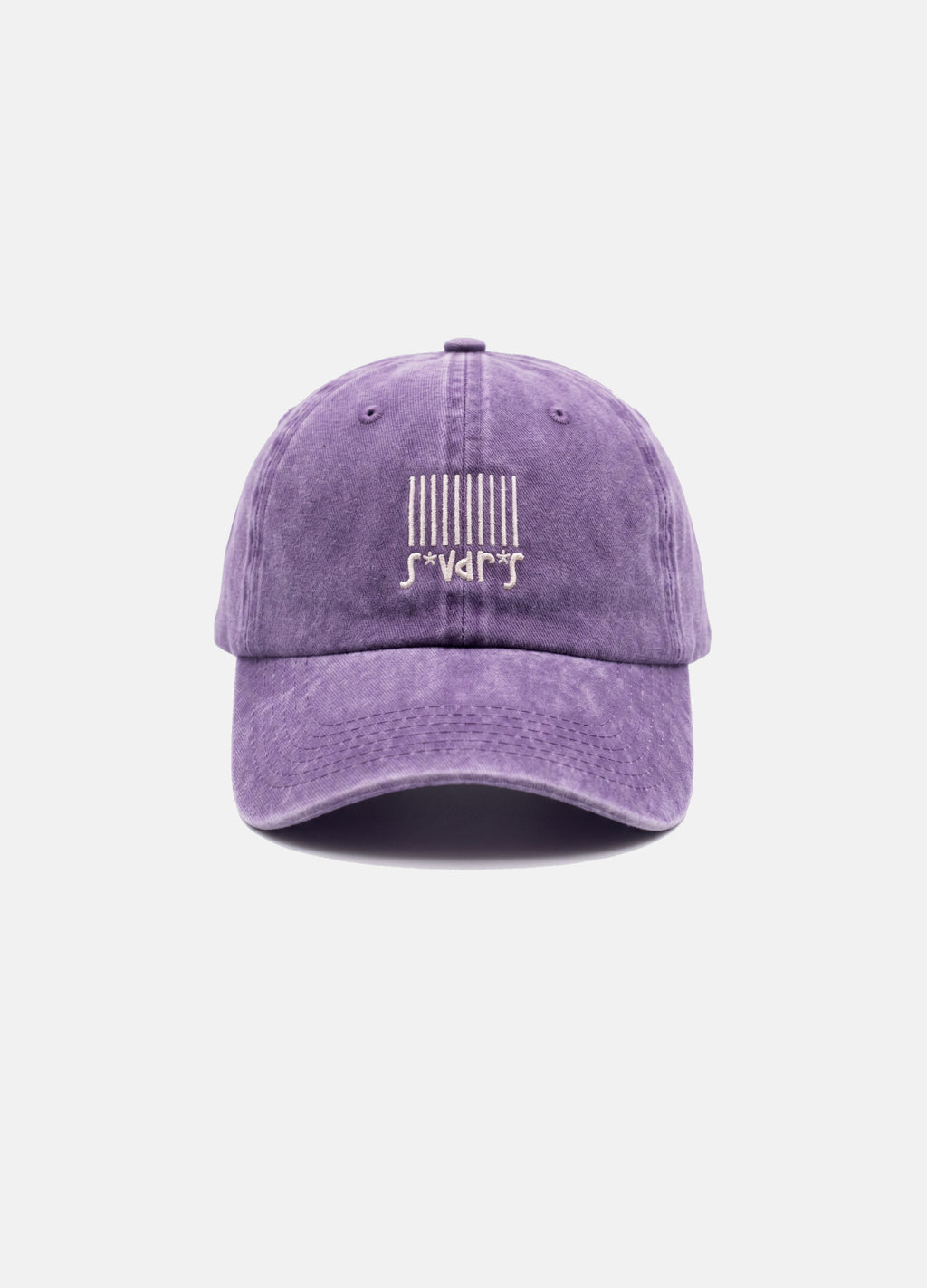 Barcode s*vdr*s Nakışlı Yıkamalı Lila Unisex Şapka