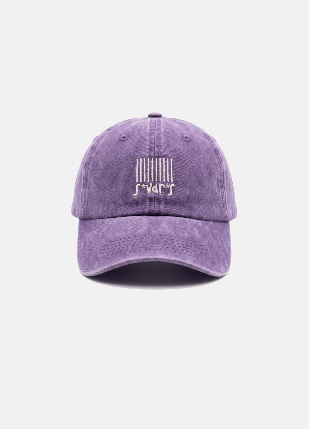 Barcode s*vdr*s Nakışlı Yıkamalı Lila Unisex Şapka