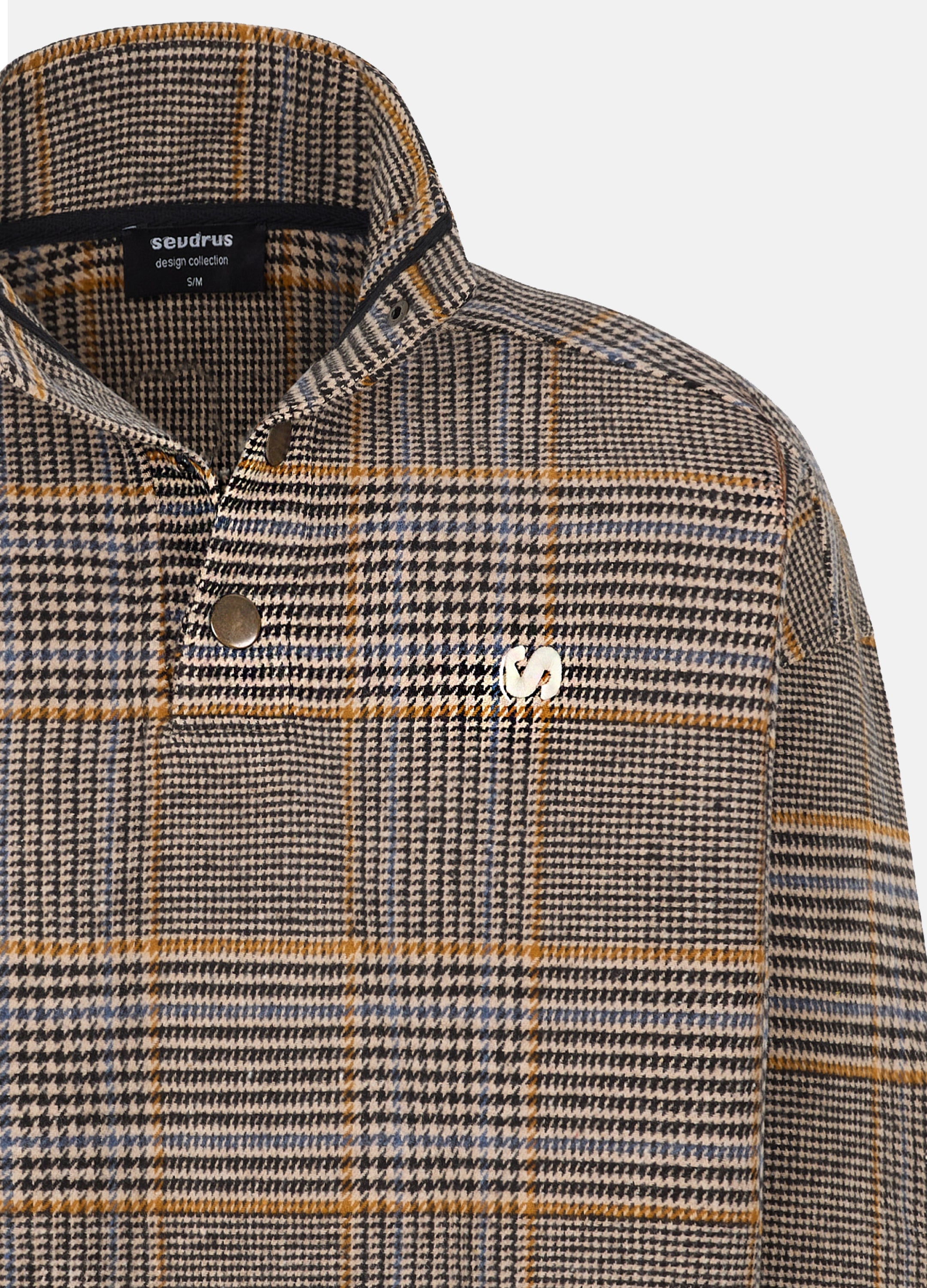 Unisex Crescendo High Collar Wool Sweatshirt