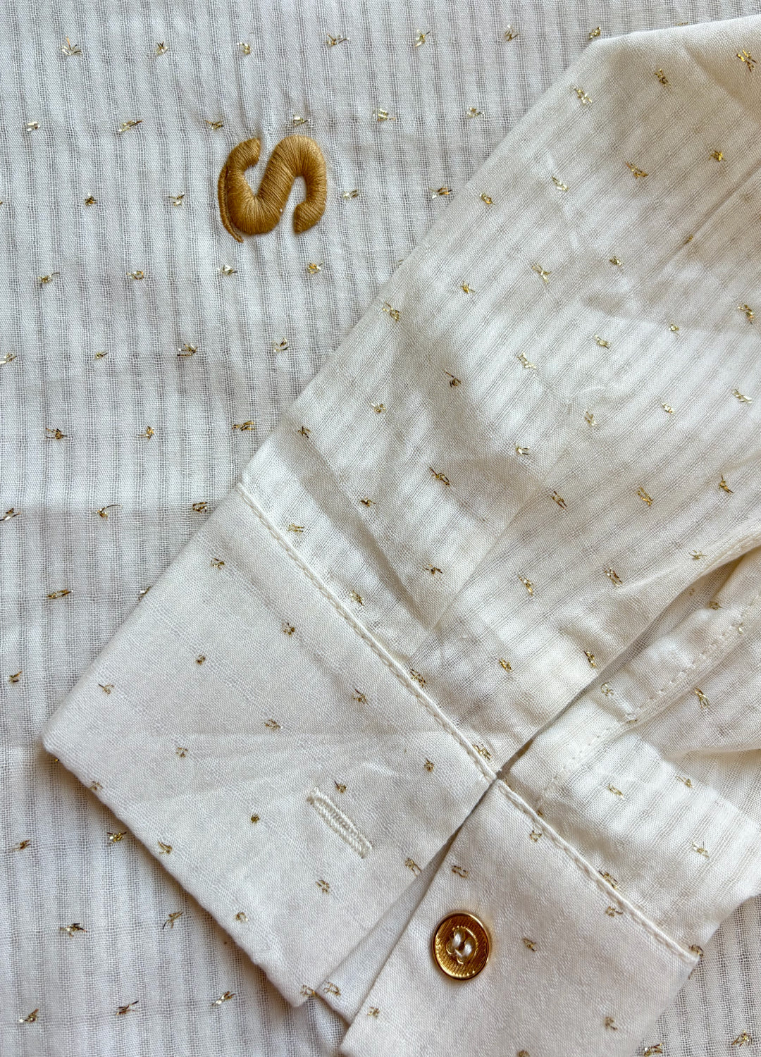 Stardust Classic Pul Detaylı Geniş Kesim Yazlık İnce Kadın Gömlek