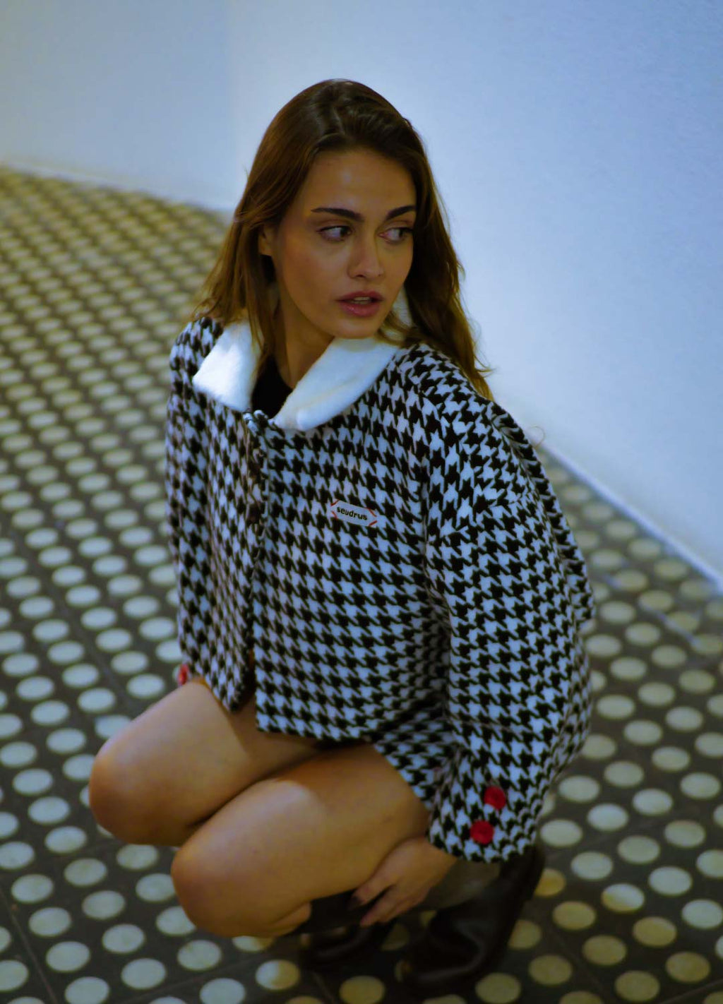 Iconic Manor %30 Yün Karışımlı Siyah Ceket