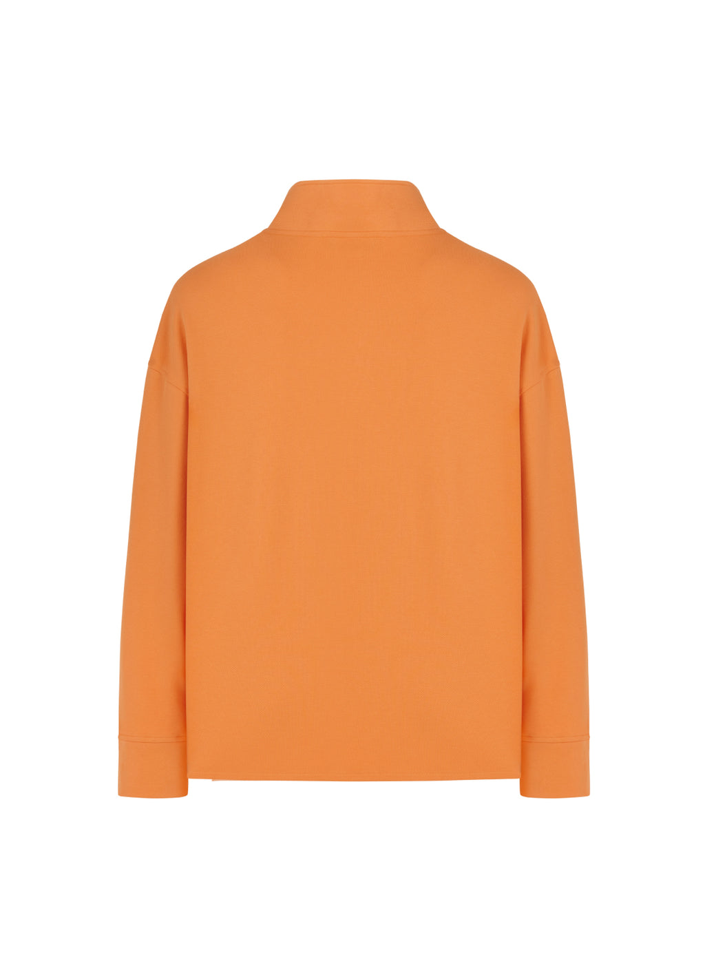Unisex Orange High Collar Sweatshirt Scops x Sevdrus Collab