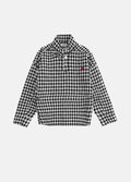 Vagabond Kırmızı Logo Nakışlı %30 Yün Dik Yaka Çıtçıtlı Sweatshirt