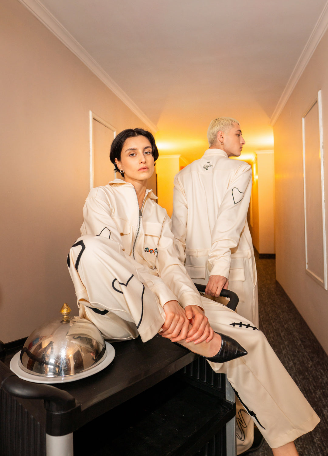 Unisex Embroidered Jumpsuit  Scops x Sevdrus Collab