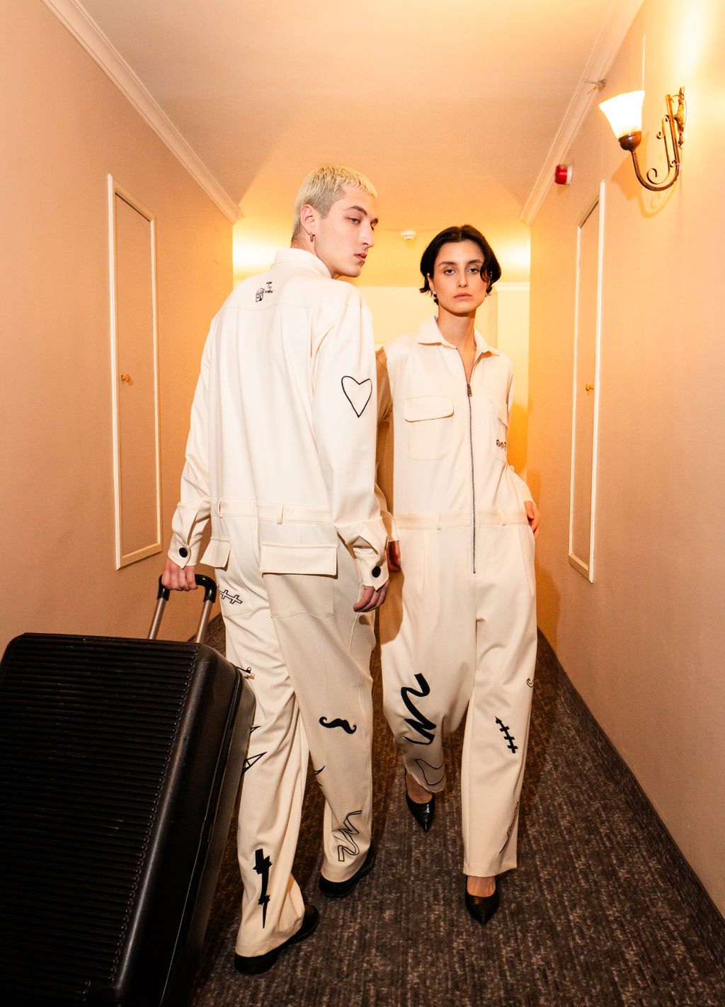 Unisex Embroidered Jumpsuit  Scops x Sevdrus Collab