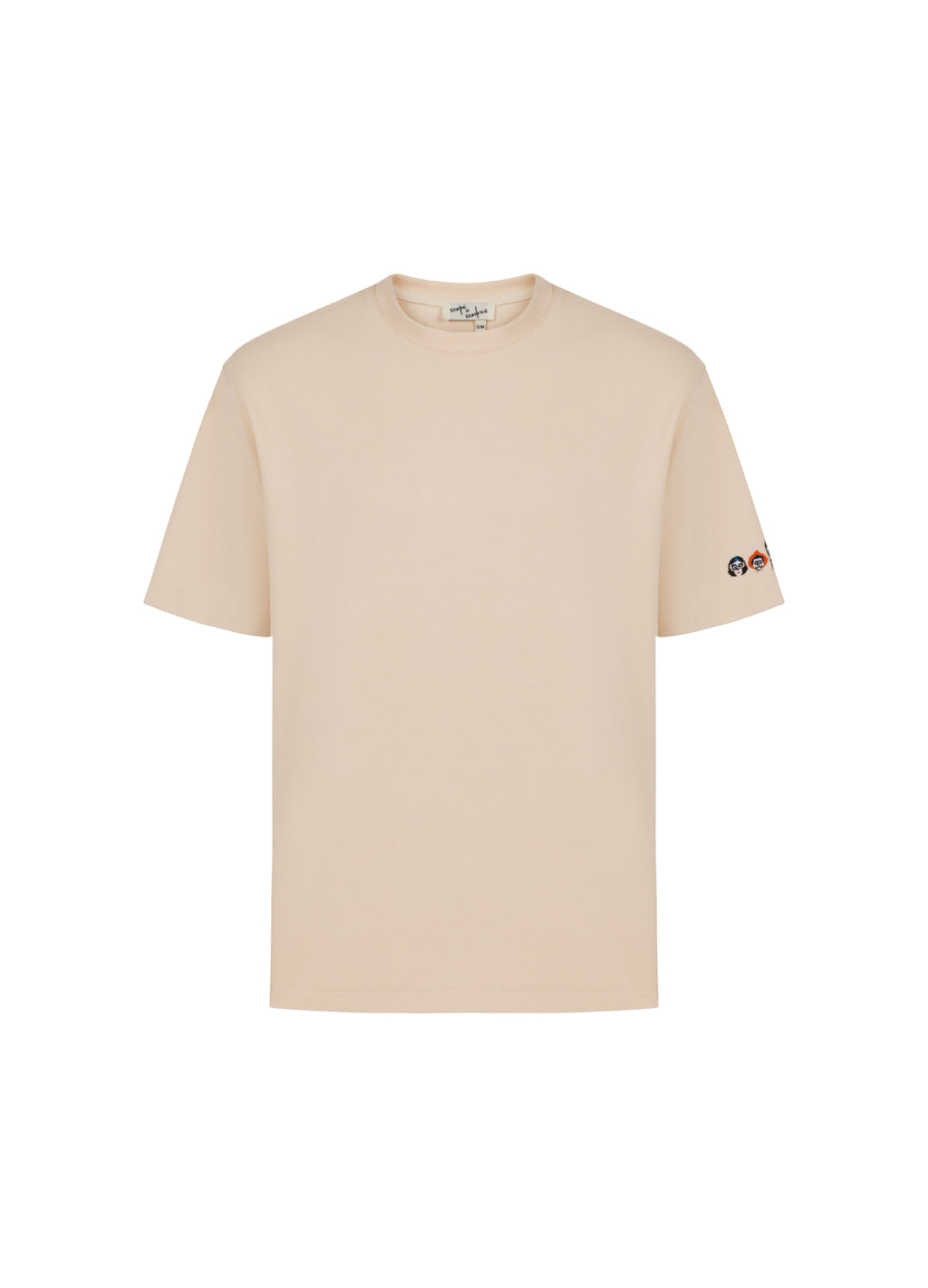 Unisex Cream T-shirt Scops x Sevdrus Collab