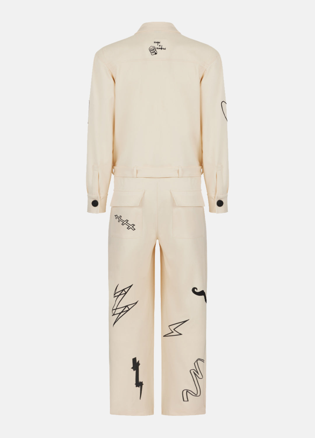 Unisex Embroidered Jumpsuit  Scops x Sevdrus Collab